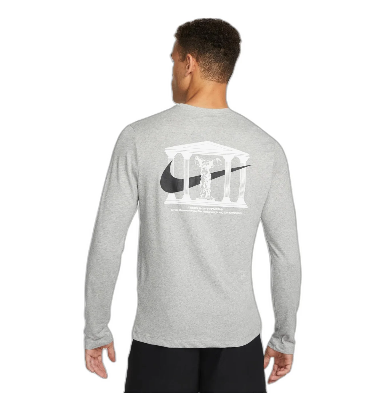 Лонгслів чоловічий Nike Dri-Fit Wild Card Grey DX0981-063