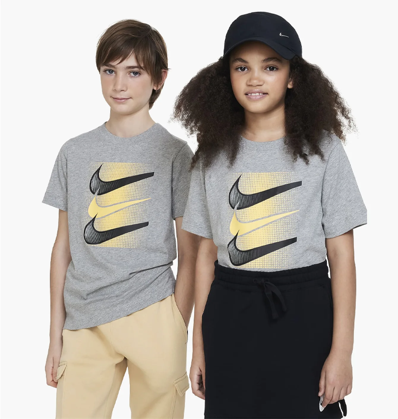 Футболка дитяча Nike U Nsw Tee Core Brandmark 4 Grey DX9525-063