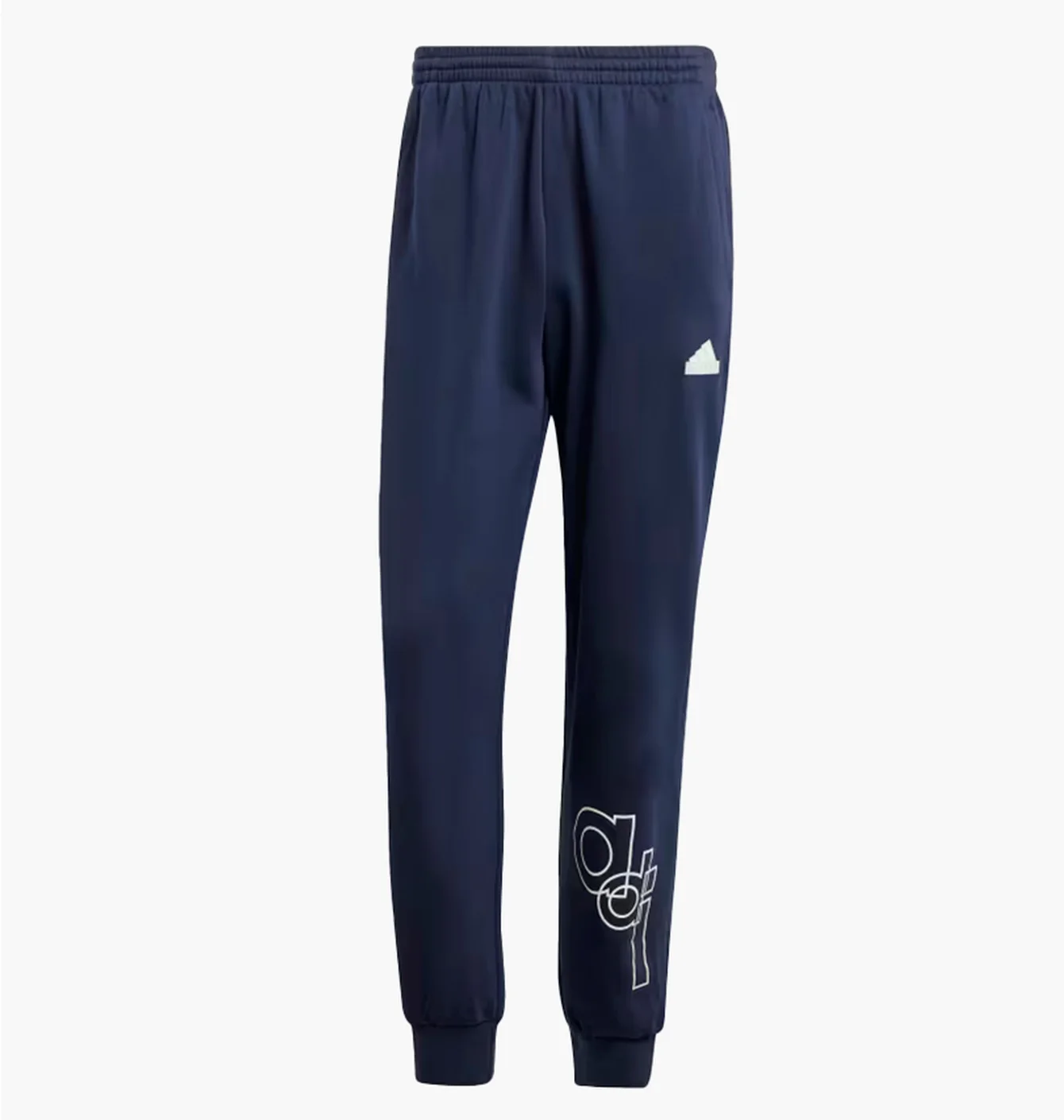Штани чоловічі Adidas Fleece Grafity Print Blue IS2012