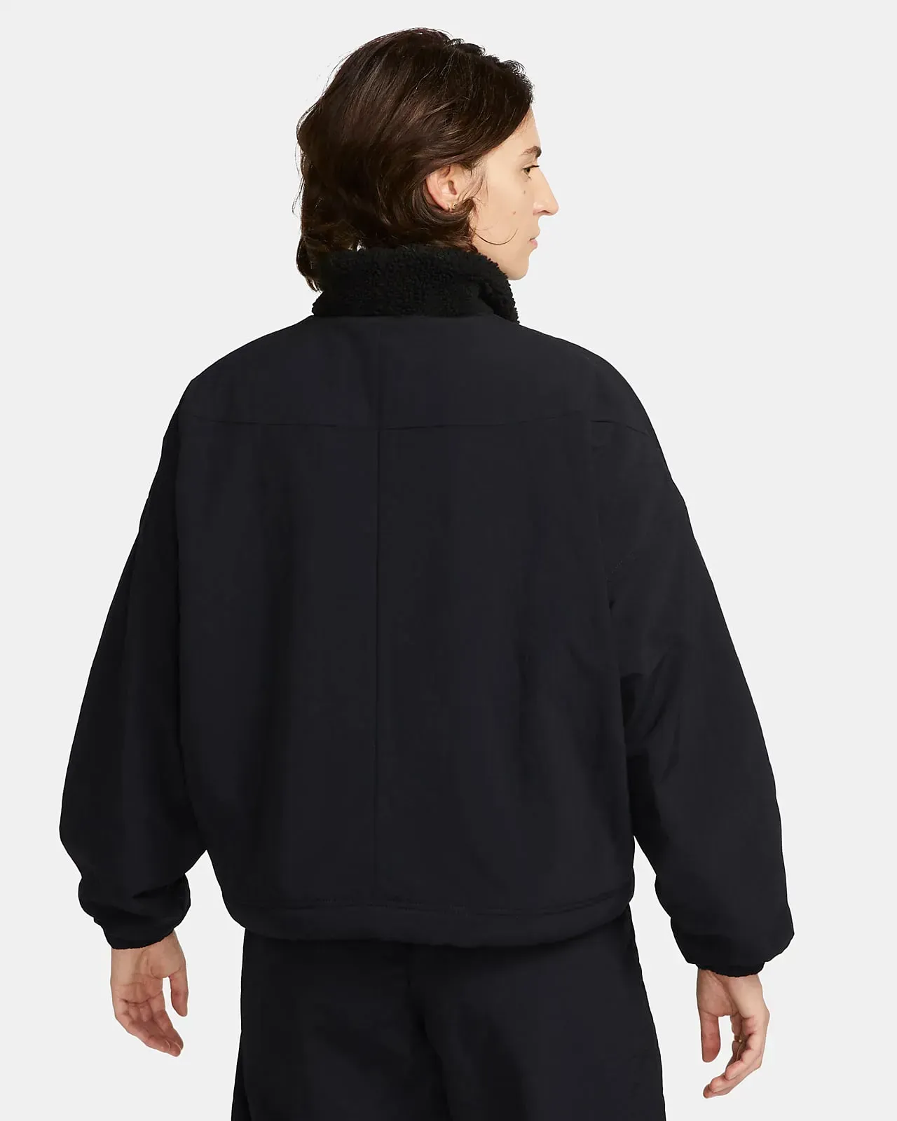 Куртка жіноча Nike Sportswear Essential Women's Woven Fleece-Lined (DQ6846-010)