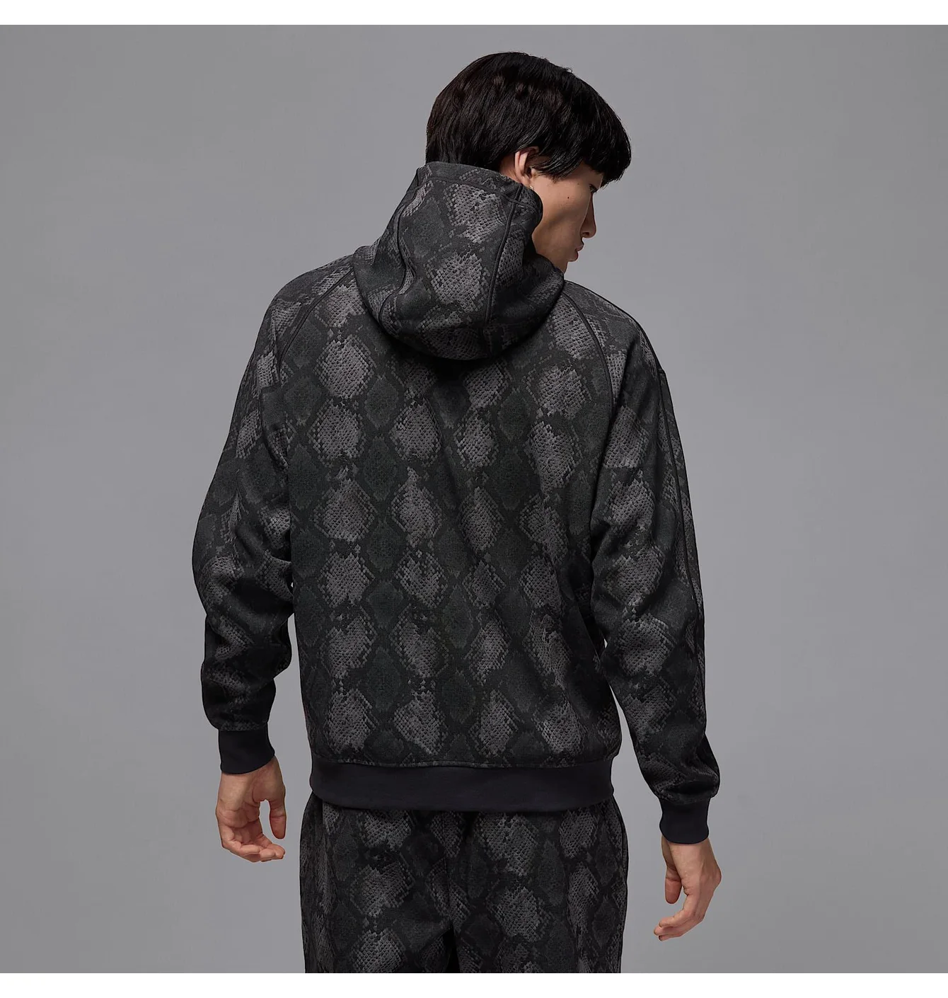 Худі чоловіче Air Jordan Sprt Flc Aop Grey HF9894-010