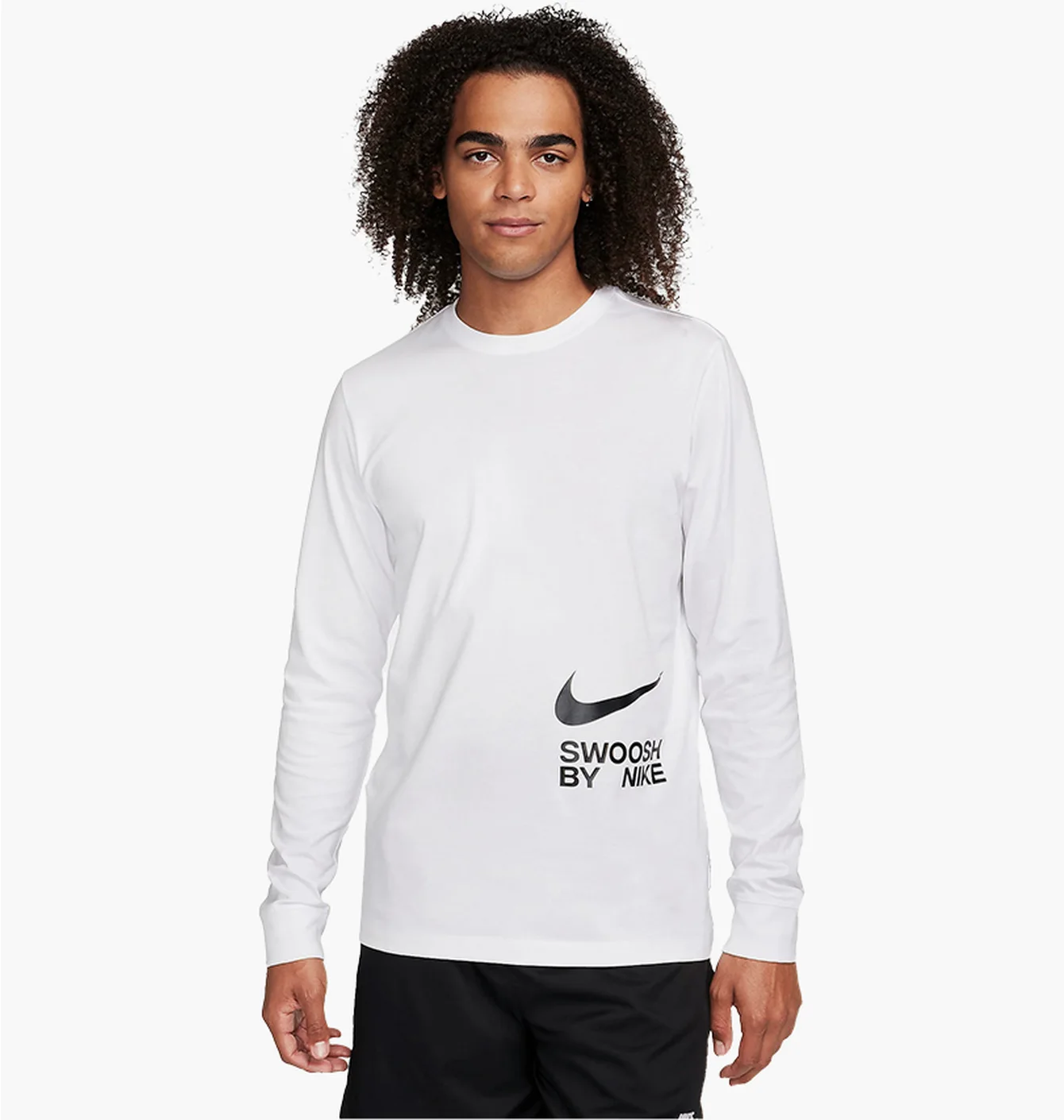 Лонгслів чоловічий Nike Sportswear Long-Sleeve T-Shirt White FJ1119-100