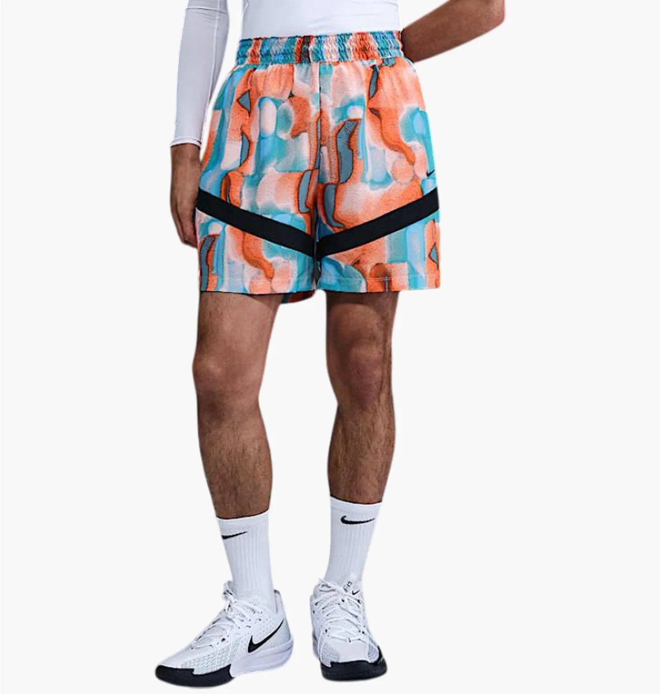 Шорти чоловічі Nike Icon Blue/Orange HM9215-664