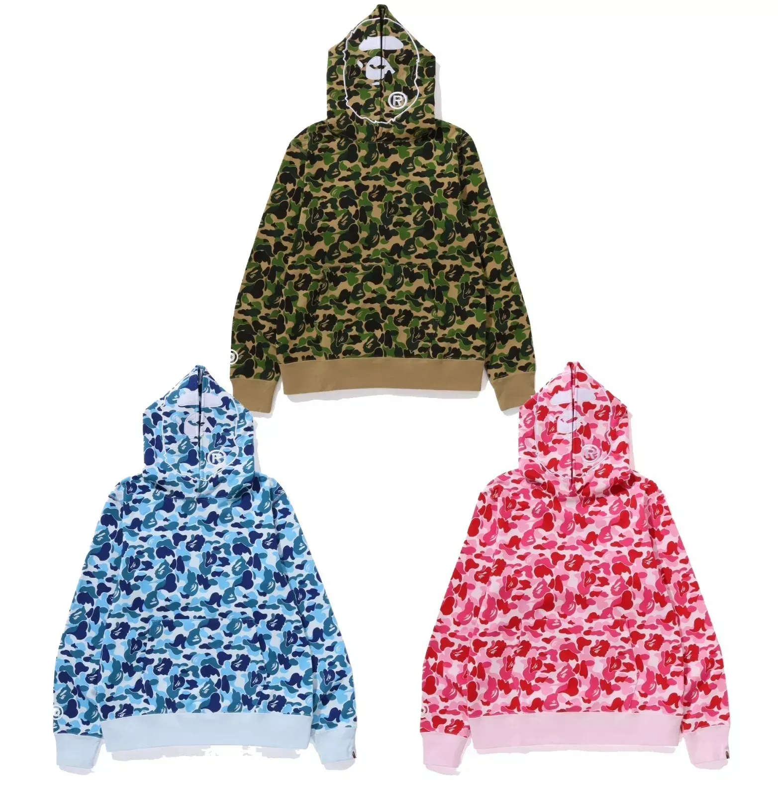 Кофта чоловіча Bape A Bathnig Ape Men's Abc Camo 2Nd Ape Pullover Hoodie (1K30114003)