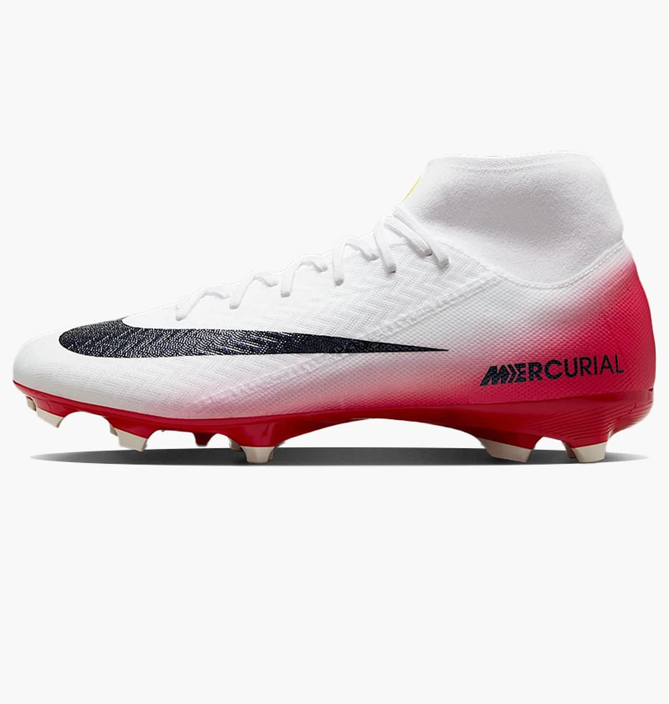Бутси унісекс Nike Mercurial Superfly 10 Academy L V8 Multi- Ground High- Top Soccer Cleats White/Red HJ7311-600