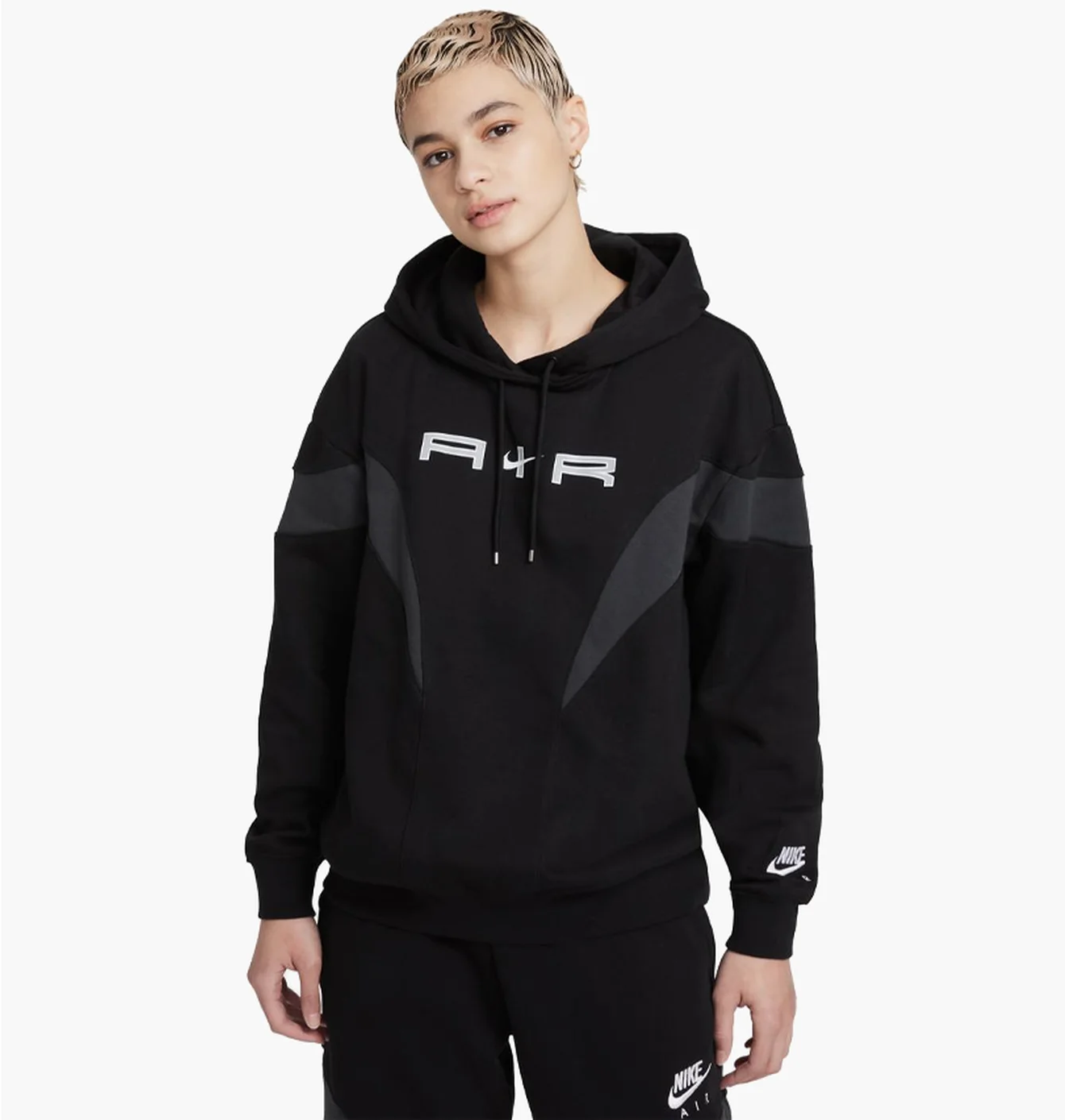 Худі жіноче Nike W NSW AIR FLC GX HOODIE Black DD5417-010