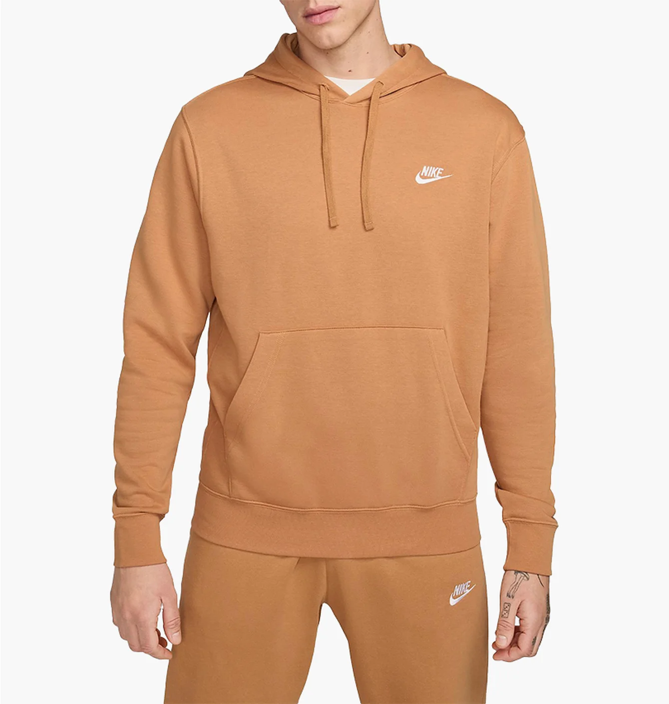 Худі чоловіче Nike Nsw Club Hoodie Po Bb Orange BV2654-224
