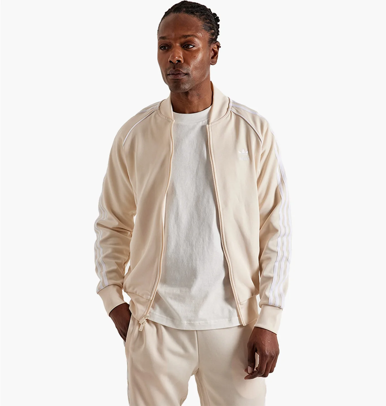 Олімпійка чоловіча Adidas Sst Track Jacket Beige IR9864