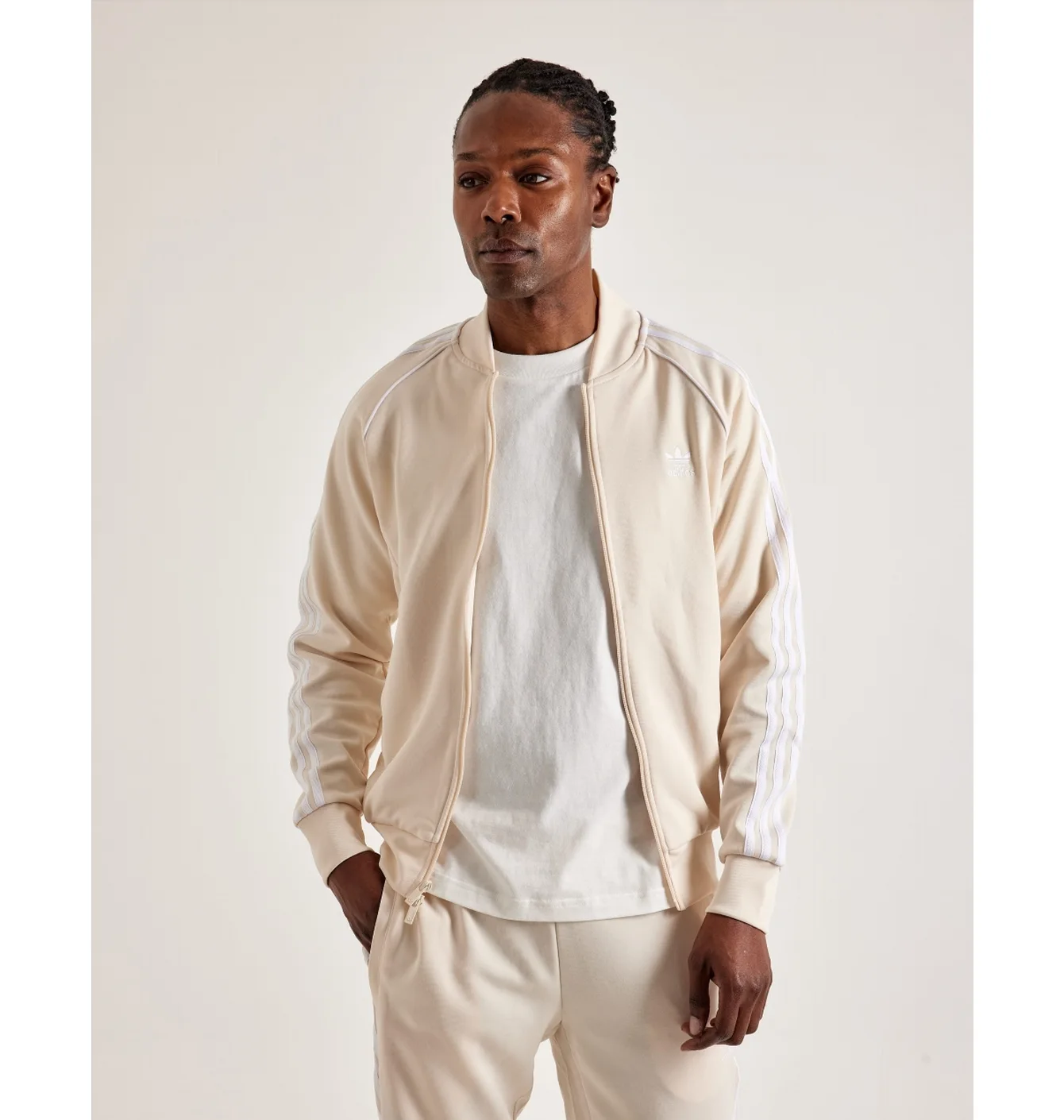 Олімпійка чоловіча Adidas Sst Track Jacket Beige IR9864