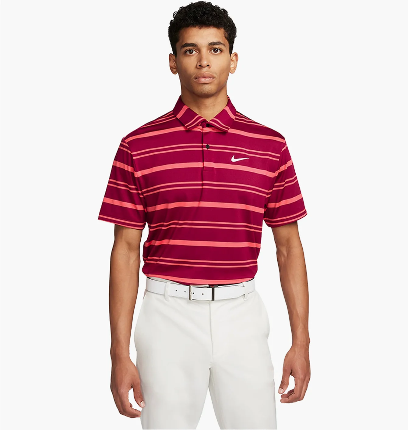 Поло чоловіче Nike Dri-Fit Tour Striped Golf Polo Violet DR5300-620