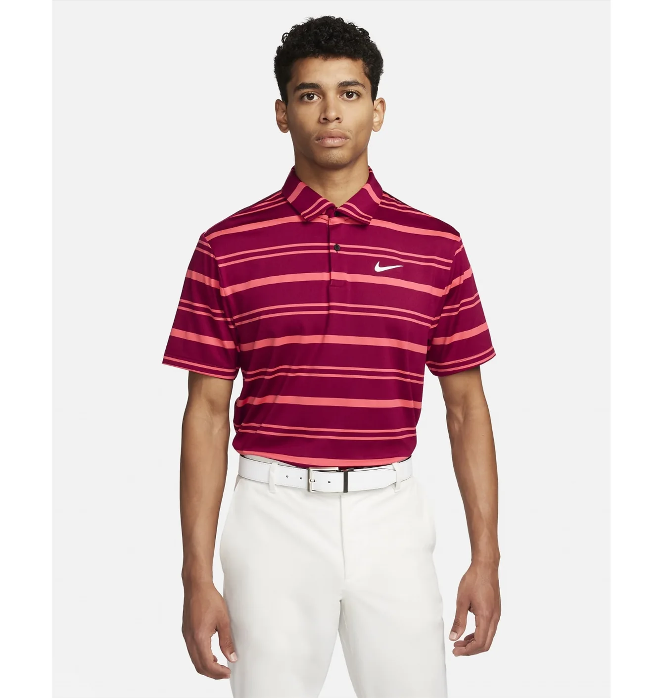 Поло чоловіче Nike Dri-Fit Tour Striped Golf Polo Violet DR5300-620