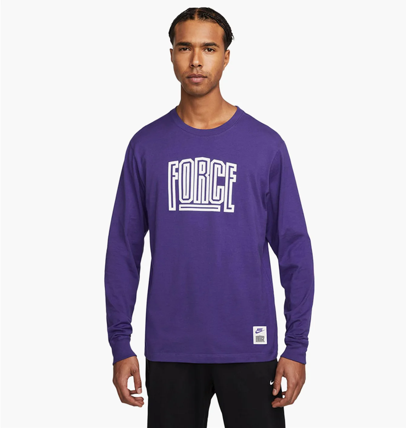 Лонгслів чоловічий Nike Air Force Violet FN0801-504