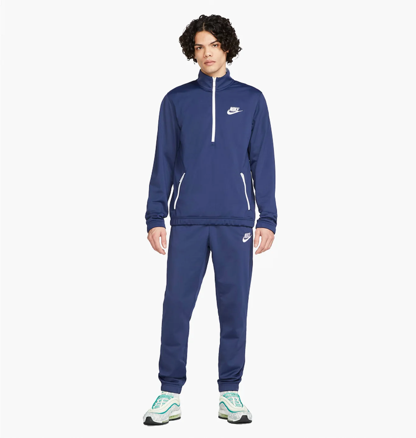 Спортивний костюм чоловічий Nike Sportswear Sport Essentials Blue Dm6845-410