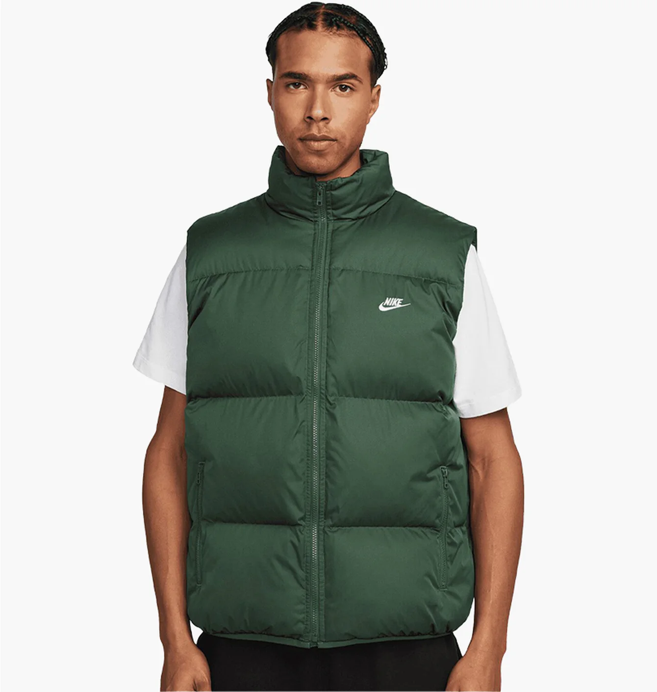 Жилетка чоловіча Nike Club Puffer Vest Green FB7373-323