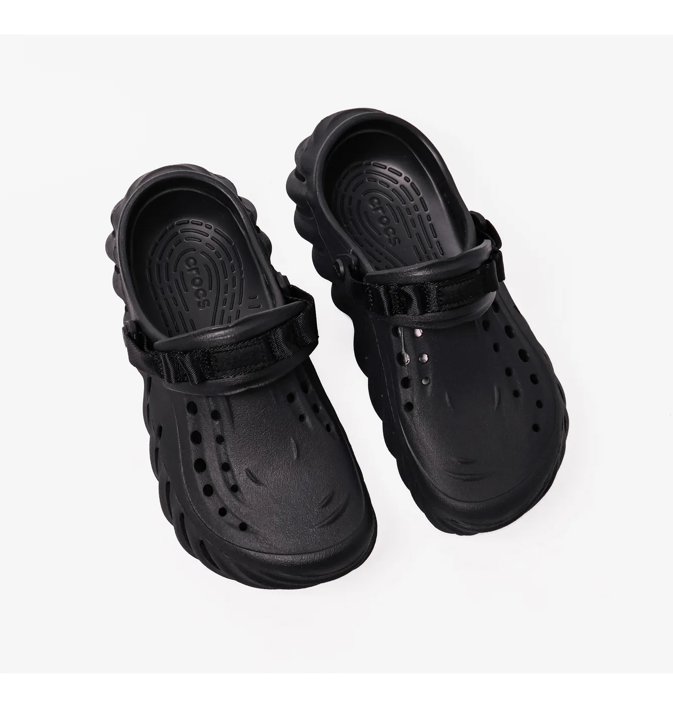 Тапочки унісекс CROCS Echo Clog Shoes Black 207937-001