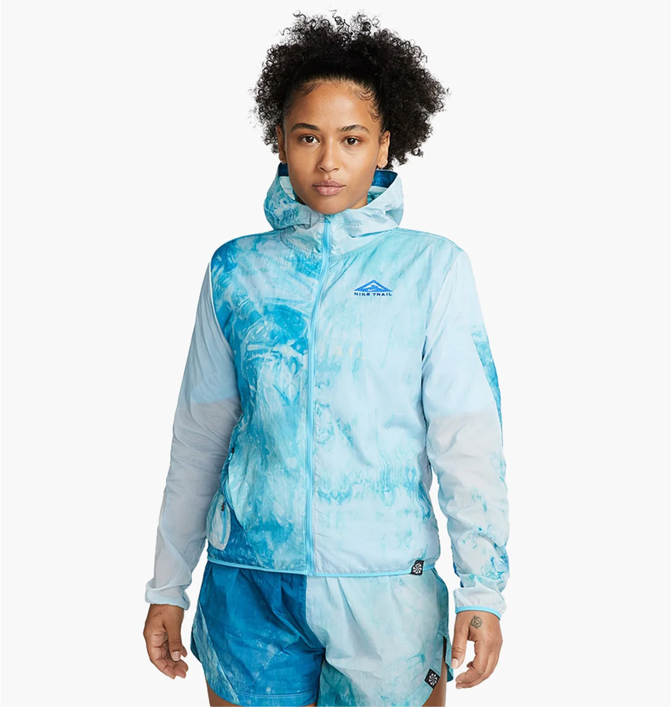 Куртка жіноча Nike Repel Trail Running Jacket Light Blue DX1041-085