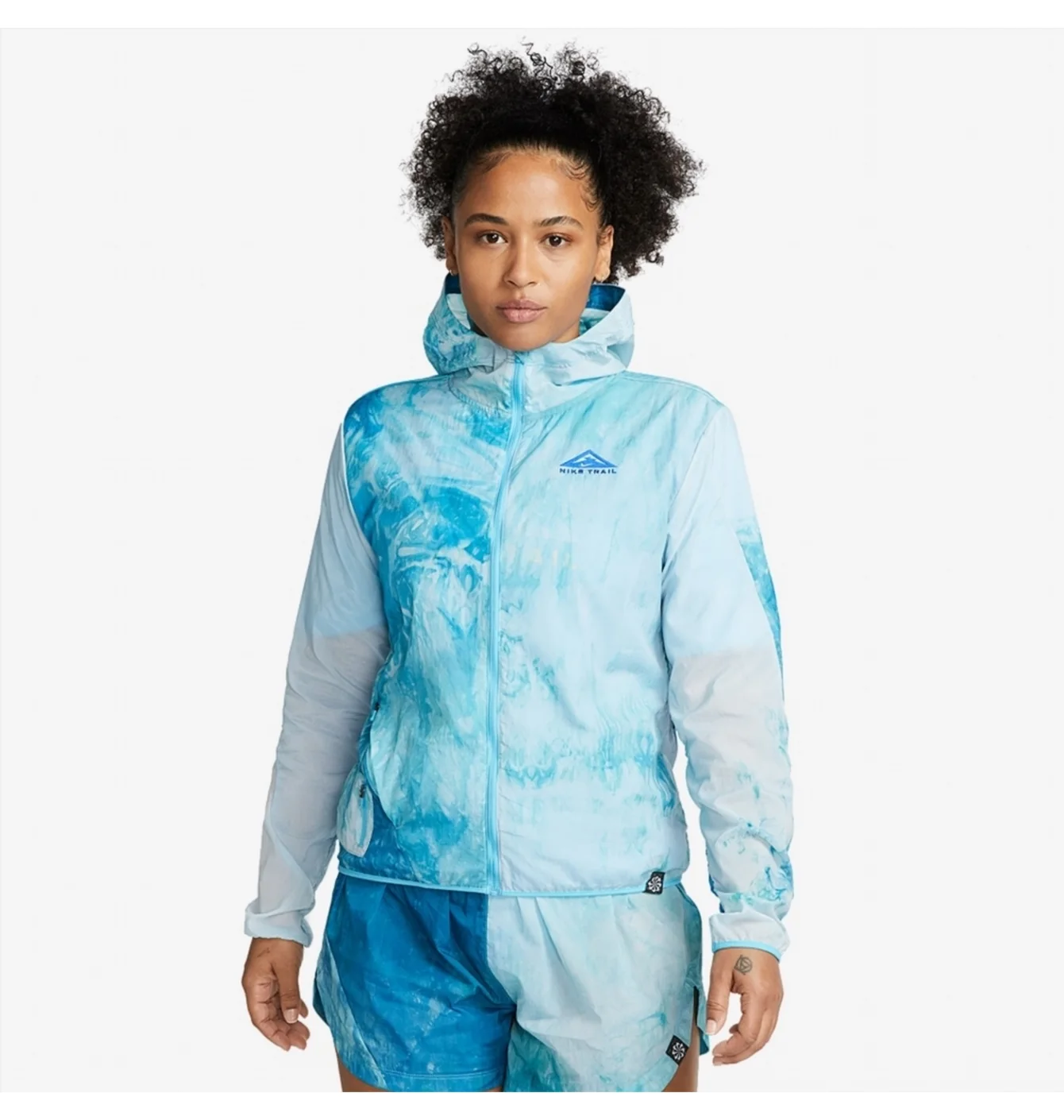 Куртка жіноча Nike Repel Trail Running Jacket Light Blue DX1041-085
