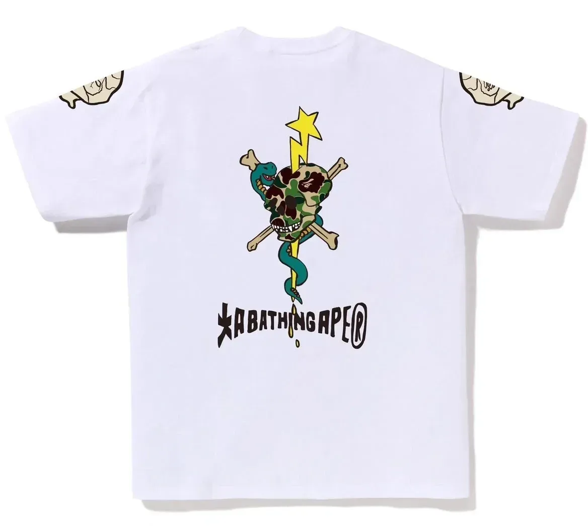 Футболка чоловіча Bape Souvenir Skull Black Tee (1K80110052)