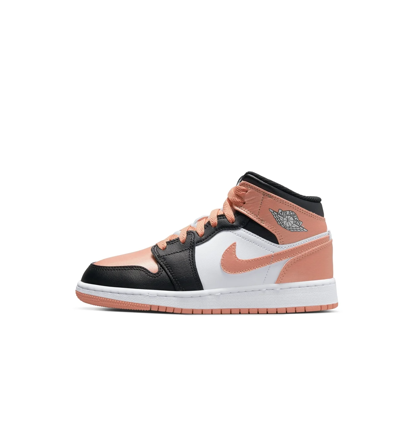 Кросівки дитячі Air Jordan 1 Mid White/Peach Dm9077-108