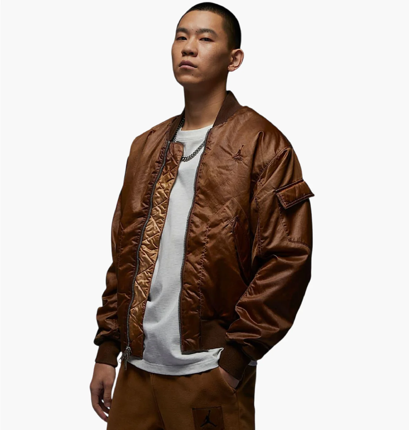 Бомбер чоловічий Air Jordan Essentials Brown FN6544-231