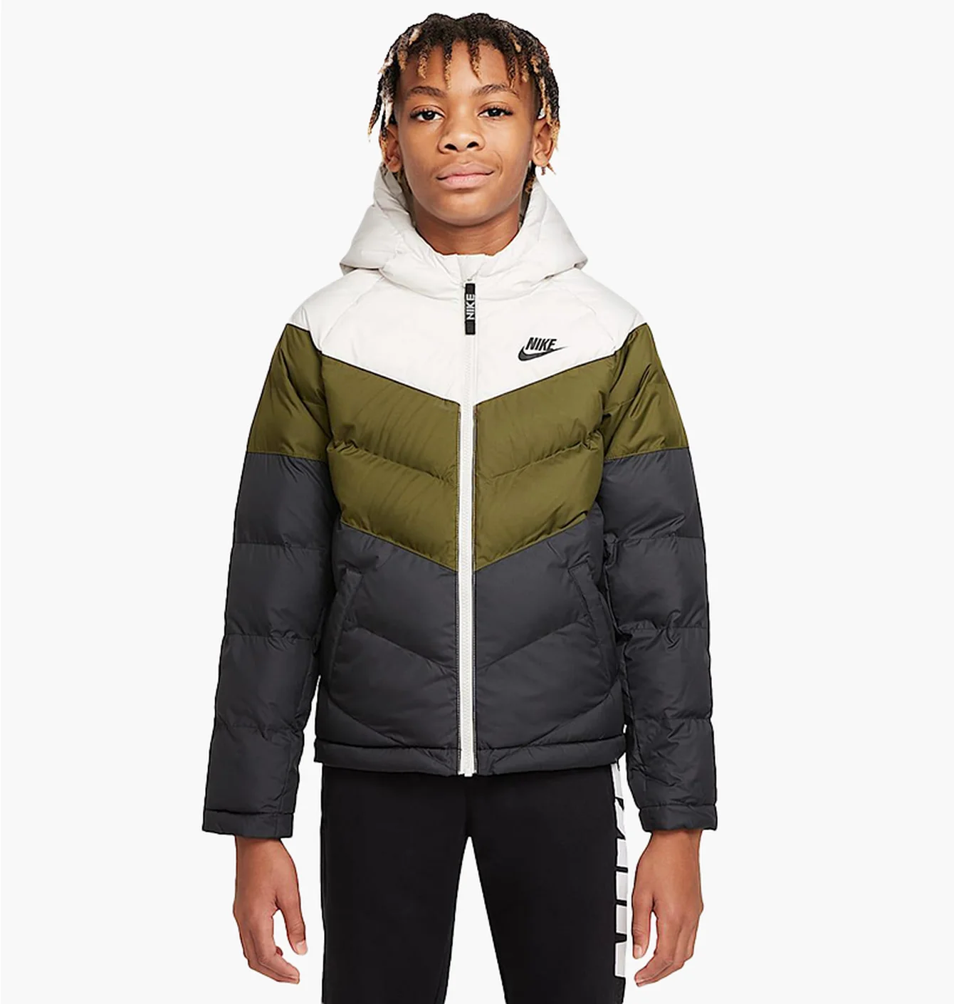 Куртка дитяча Nike Nsw Synthetic Fill Jacket Olive/Black CU9157-073