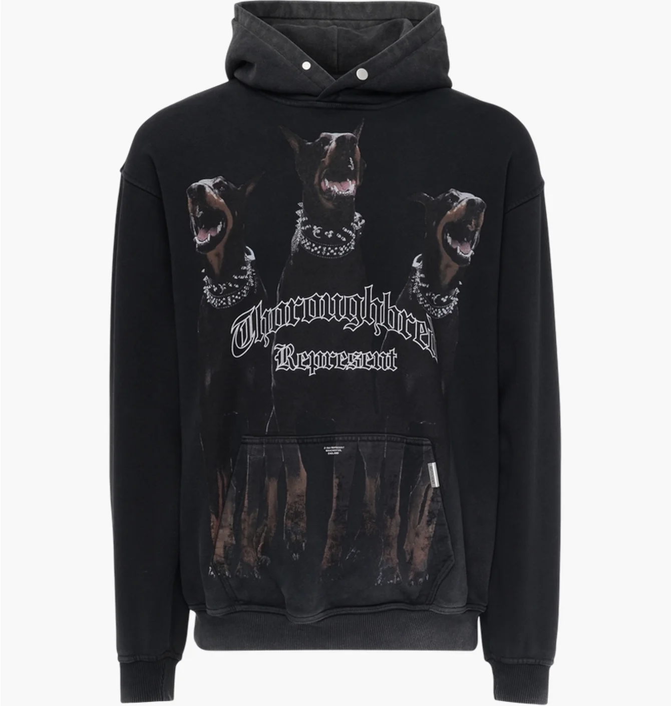 Худі чоловіче Represent Thoroughbred Black MLM41134-003