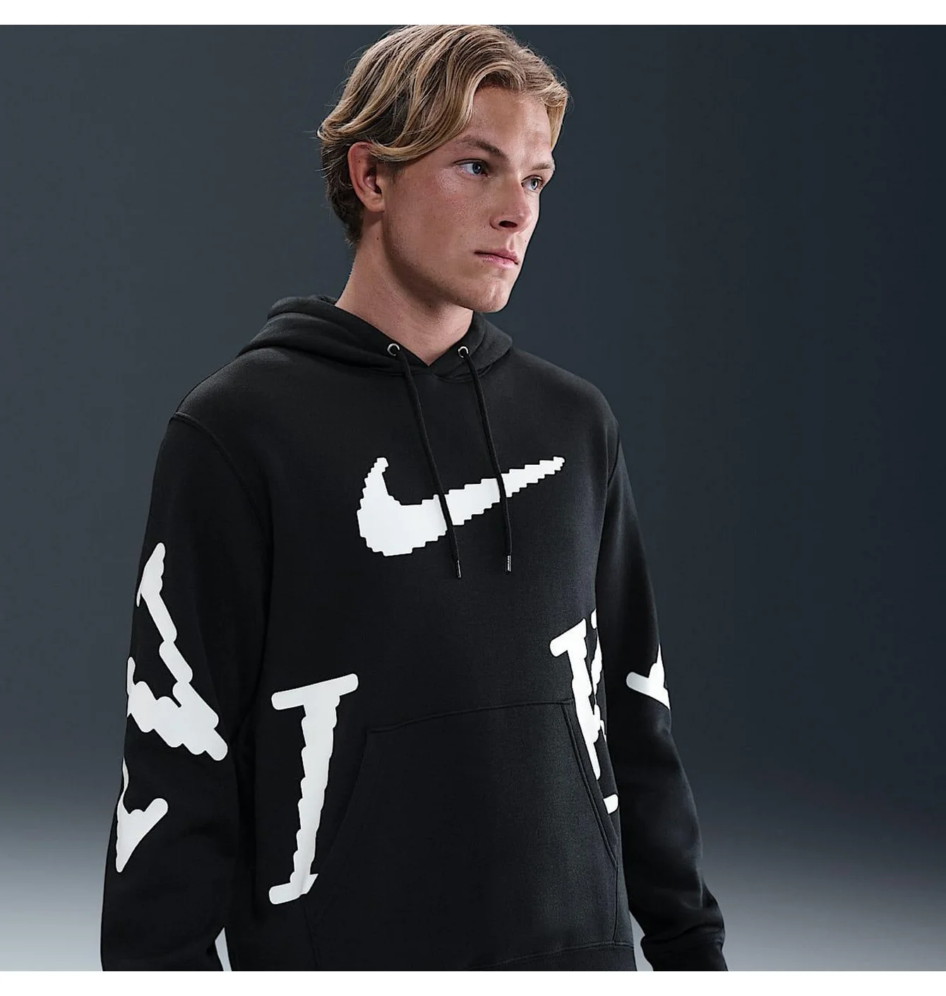 Світшот чоловічий Nike M Nk Club Hockey Jsy Neo Vrsty Black IH4258-010