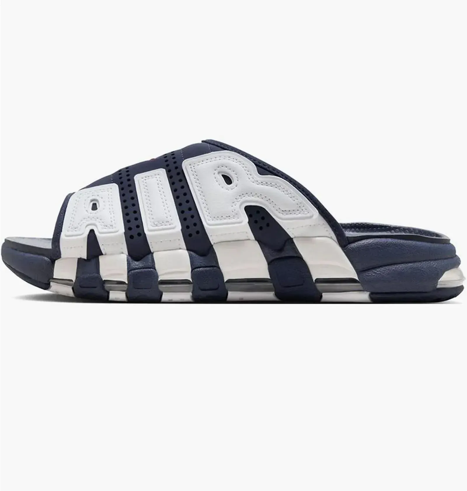 Тапочки чоловічі Nike Air More Uptempo Slide Blue/White (FQ8699-400)
