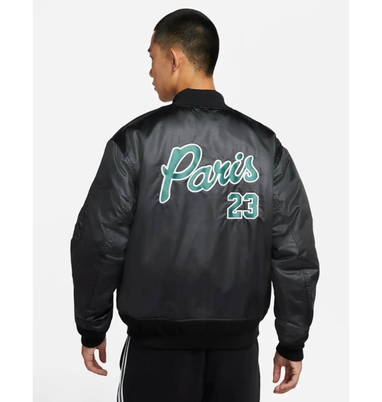 Куртка чоловіча Air Jordan Ma-1 Paris Saint-Germain Bomber Jacket Black Db6492-010