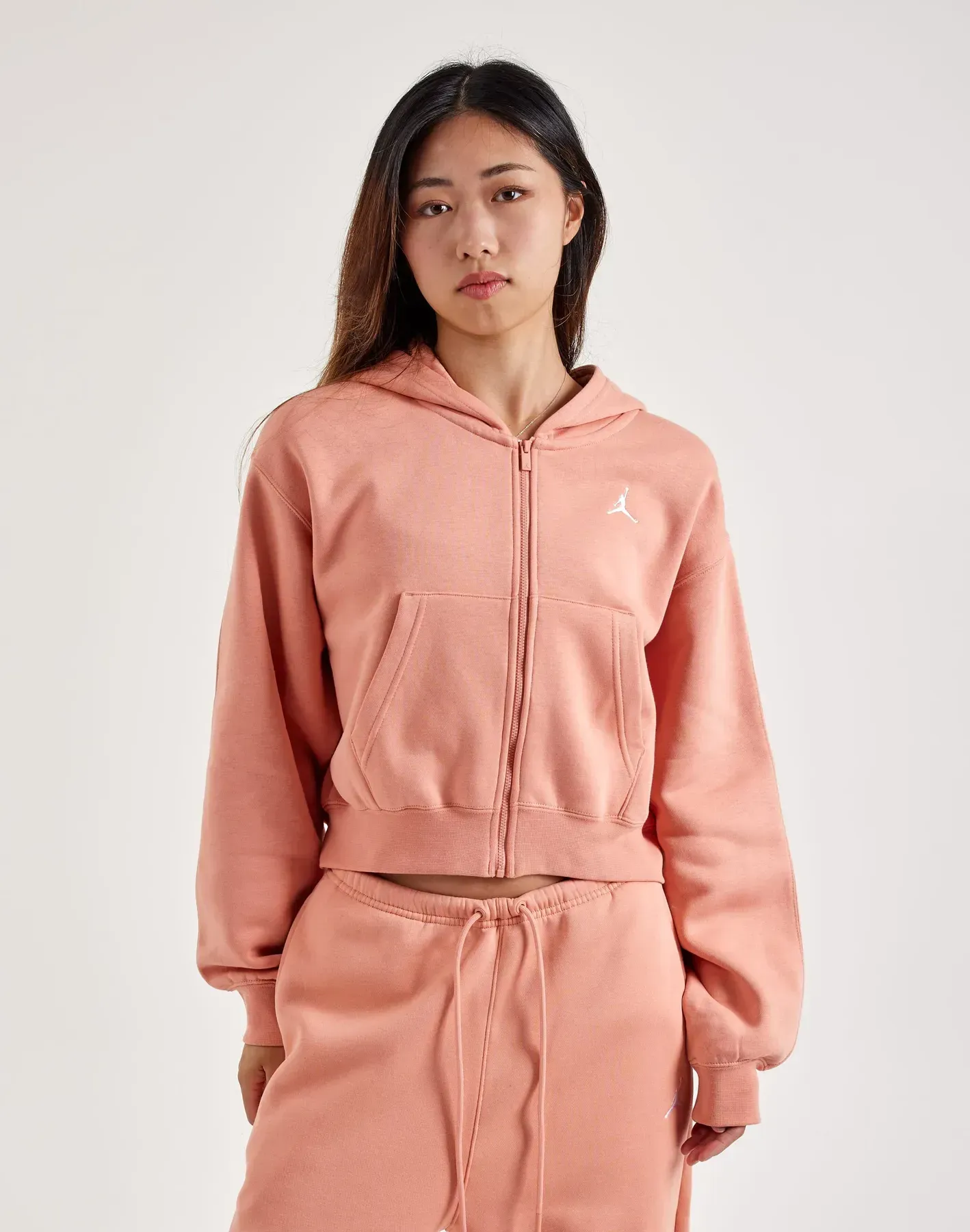 Кофта жіночі Nike Brooklyn Fleece Cropped Zip Hoodie (IH3351-823)