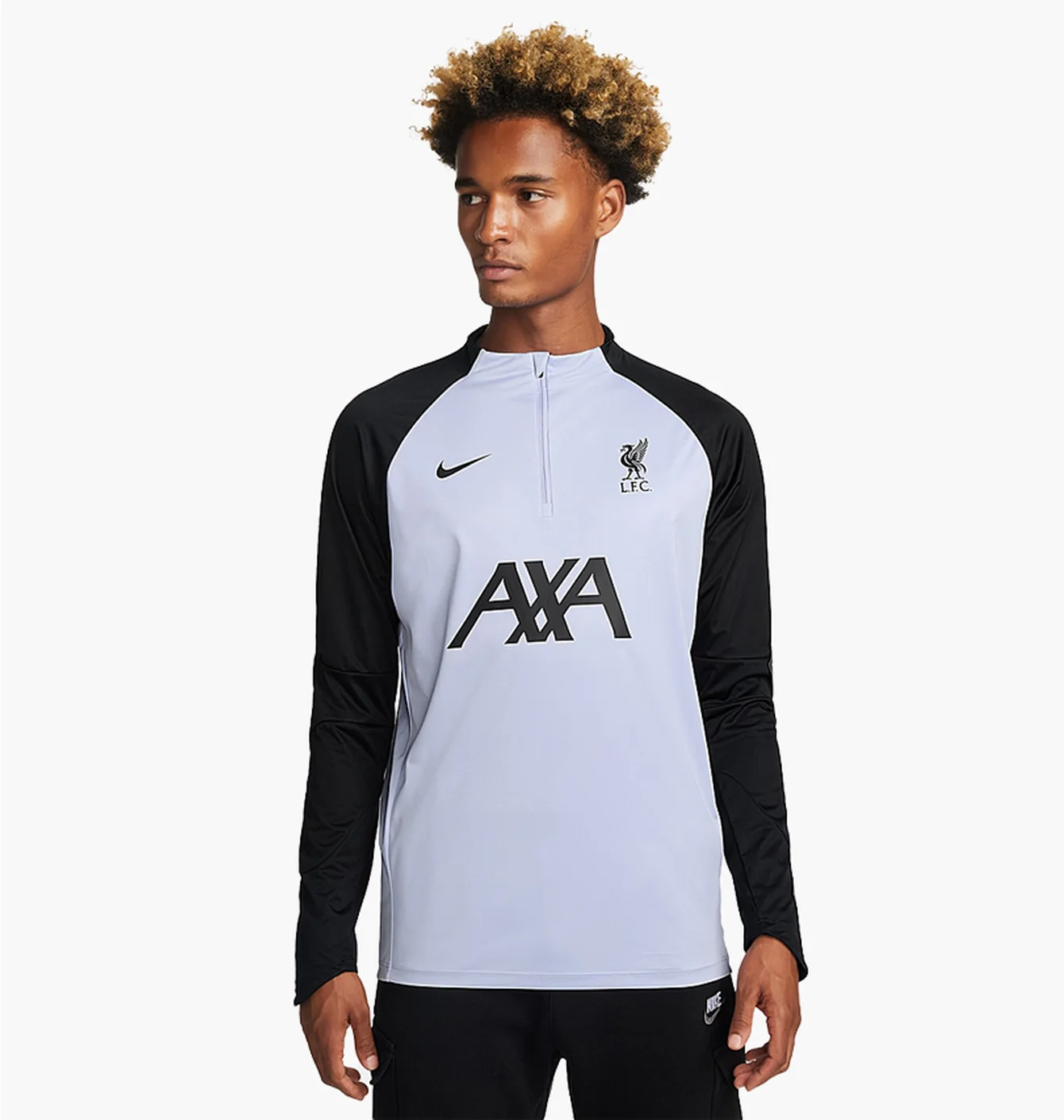 Кофта чоловіча Nike Liverpool Fc 22/23 Strike Drill Top Light Blue/Black FB6970-544