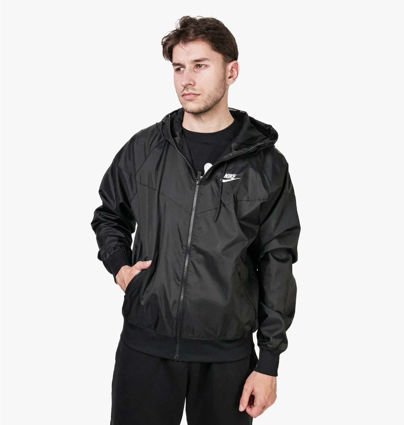 Куртка чоловіча Nike M Nsw Spe Wvn Lnd Wr Hd Jkt Black DA0001-010