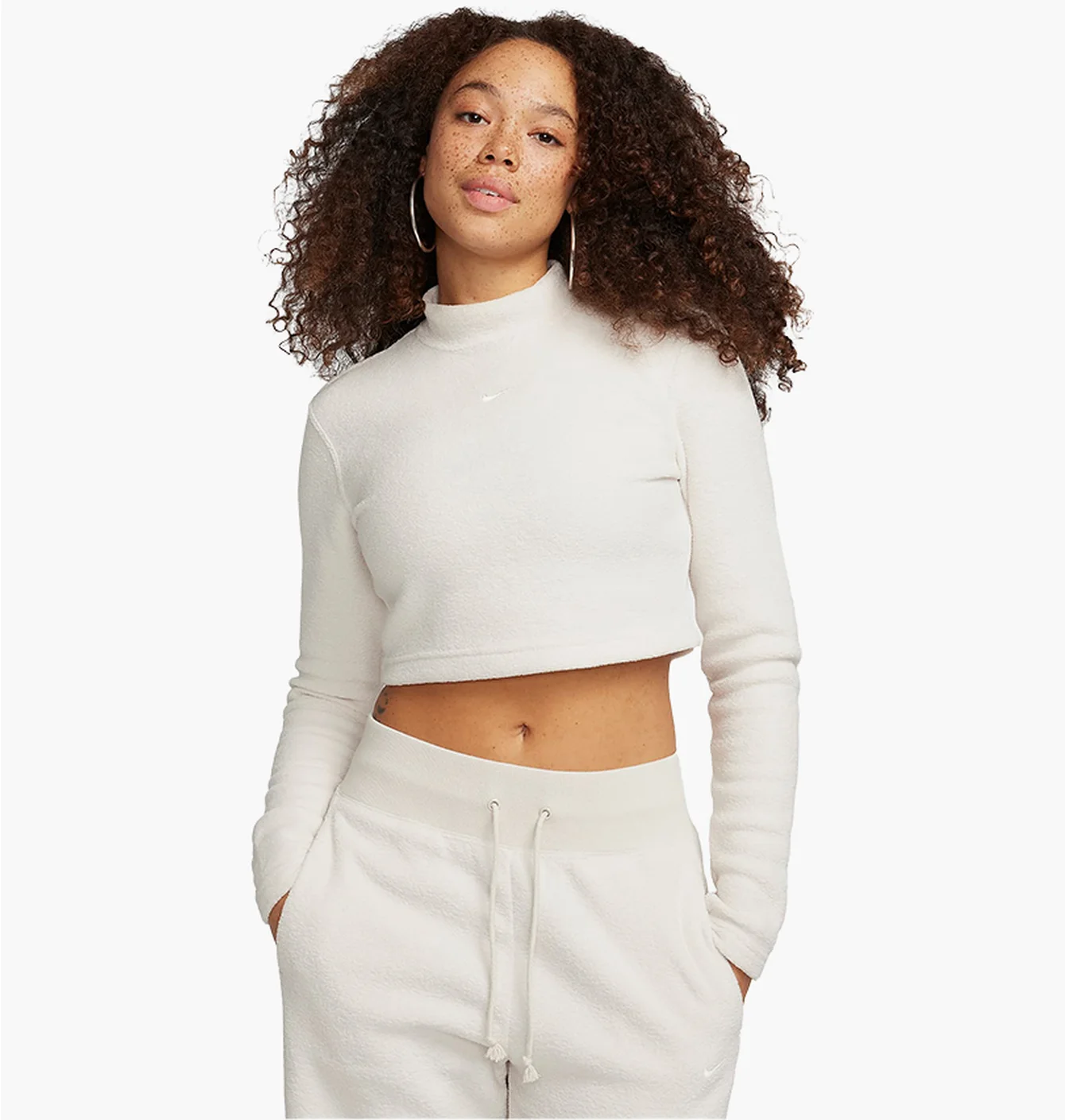 Світшот жіночий Nike Sportswear Phoenix Plush White FN3619-104