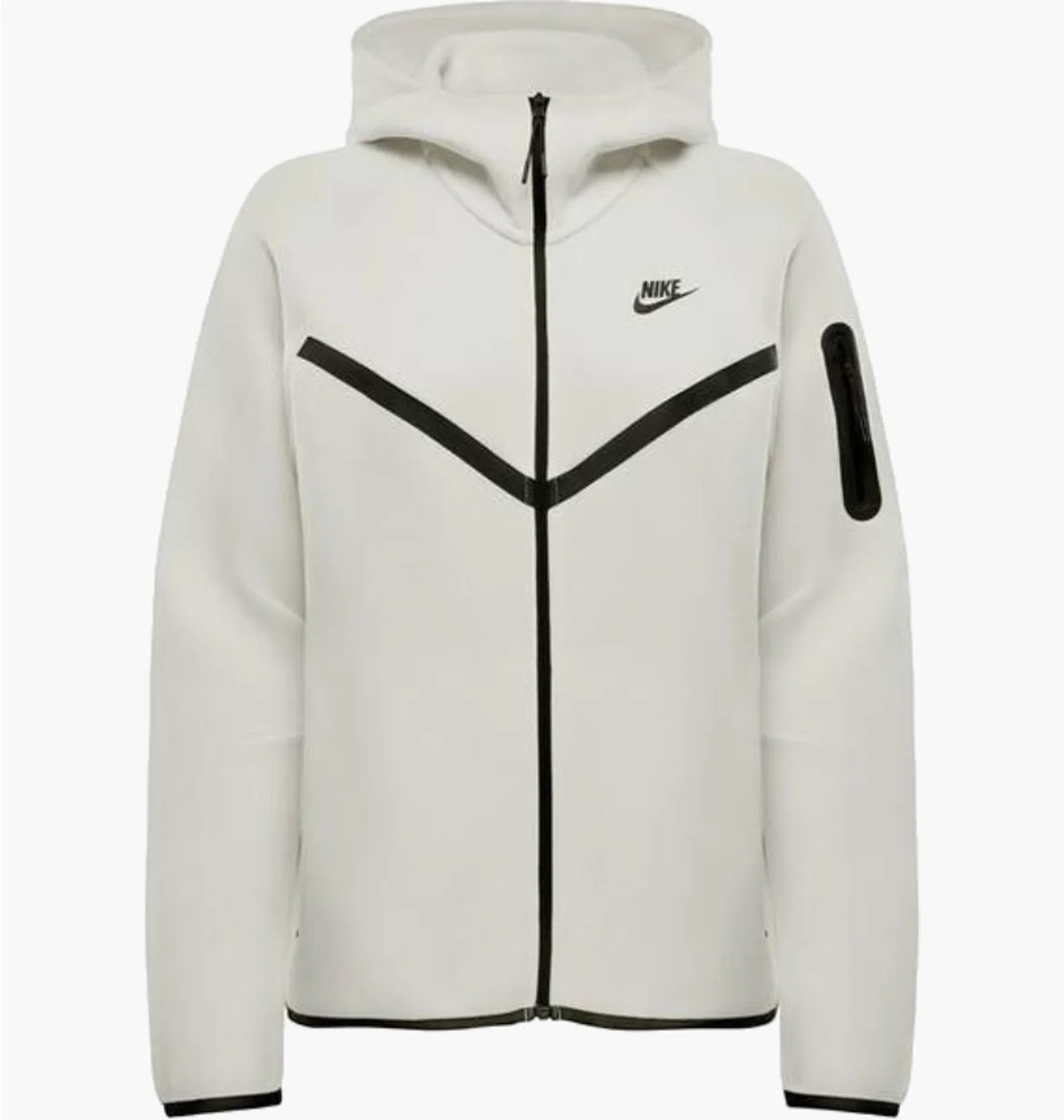 Толстовка жіноча Nike Sportswear Tech Fleece Windrunner Beige HV6747-110