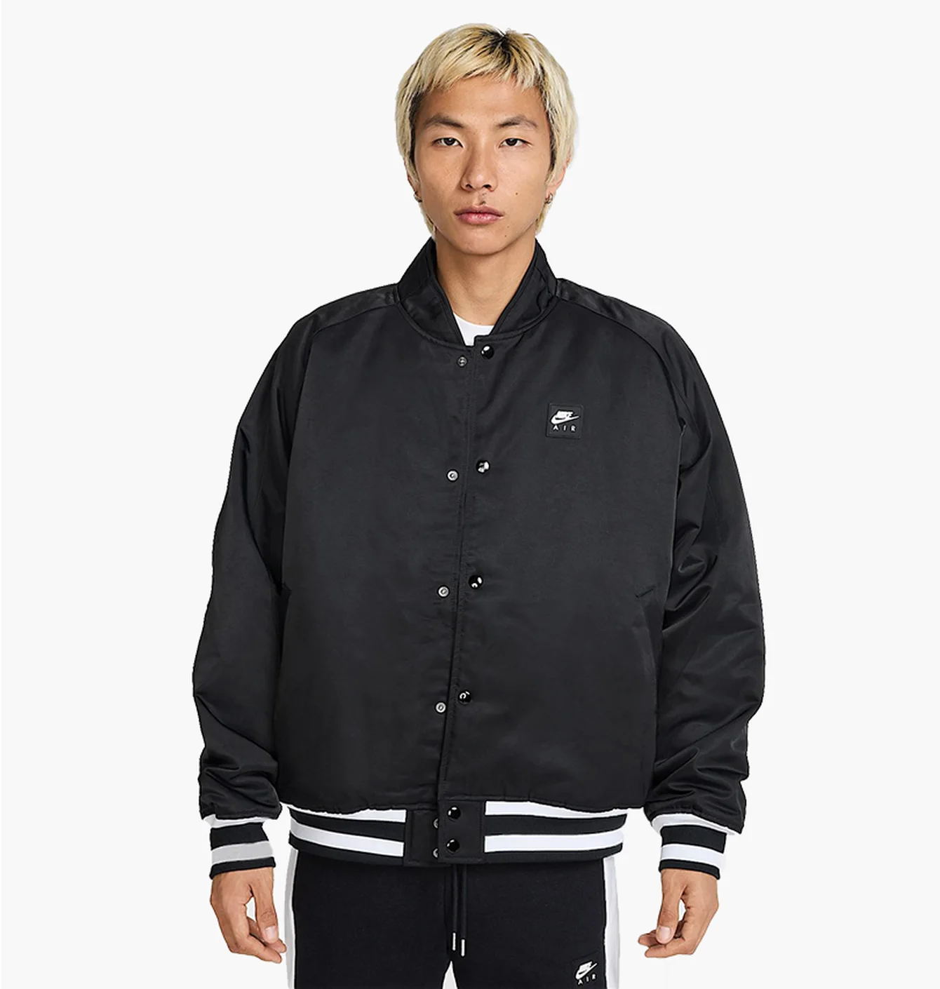Куртка чоловіча Nike Varsity Jkt Black HJ0301-010