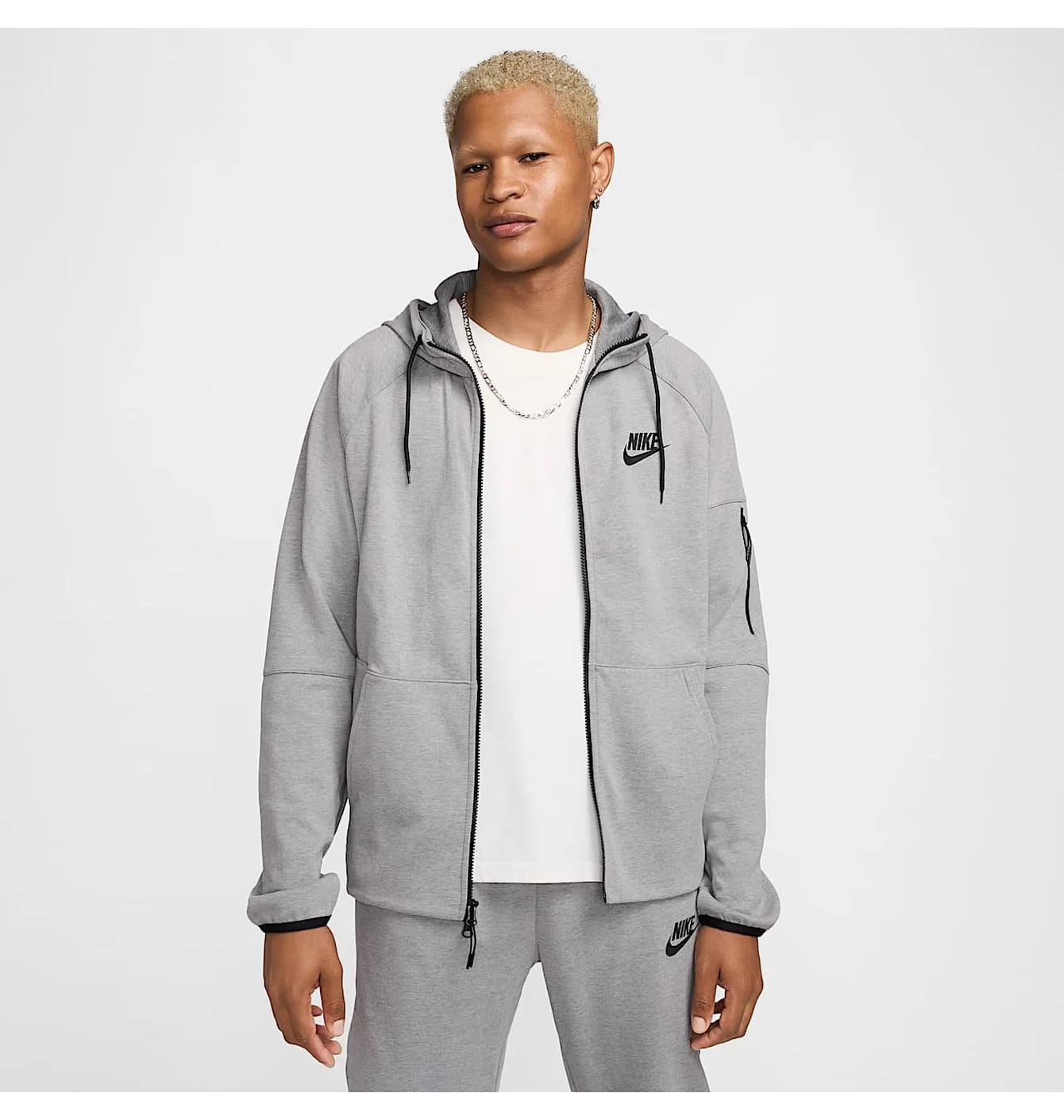 Толстовка чоловіча Nike Sportswear Tech Essentials Grey DD5284-002