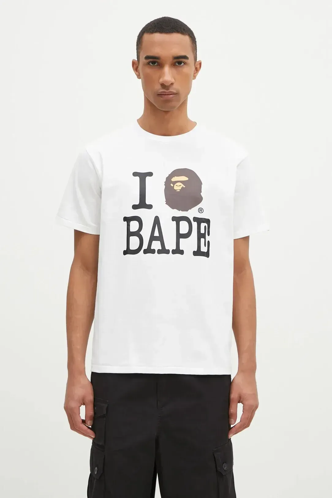 Футболка чоловіча Bape A Bathing Ape Men's I Love Bape Tee (1K80110043)
