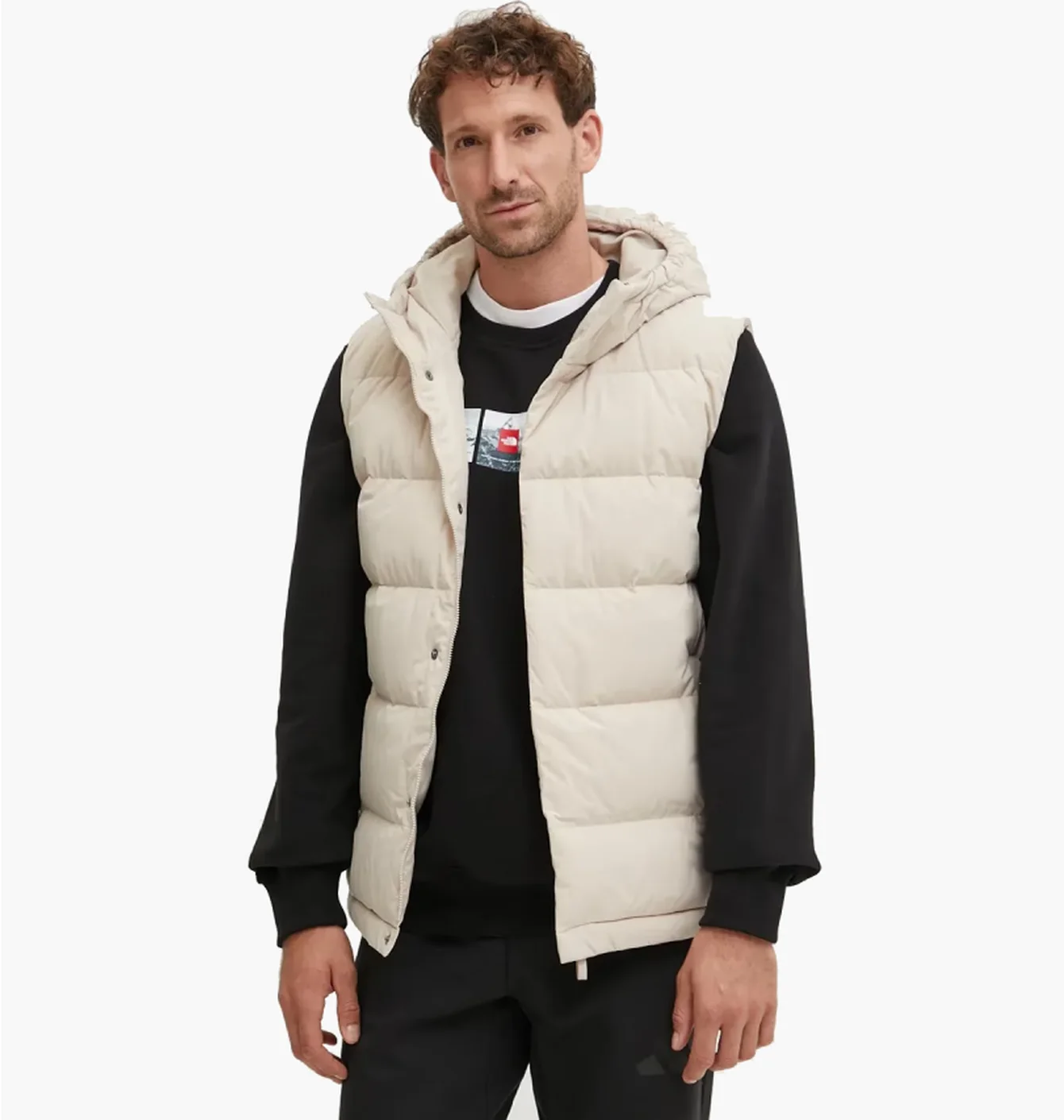 Жилетка чоловіча Adidas Helionic Beige IX8857