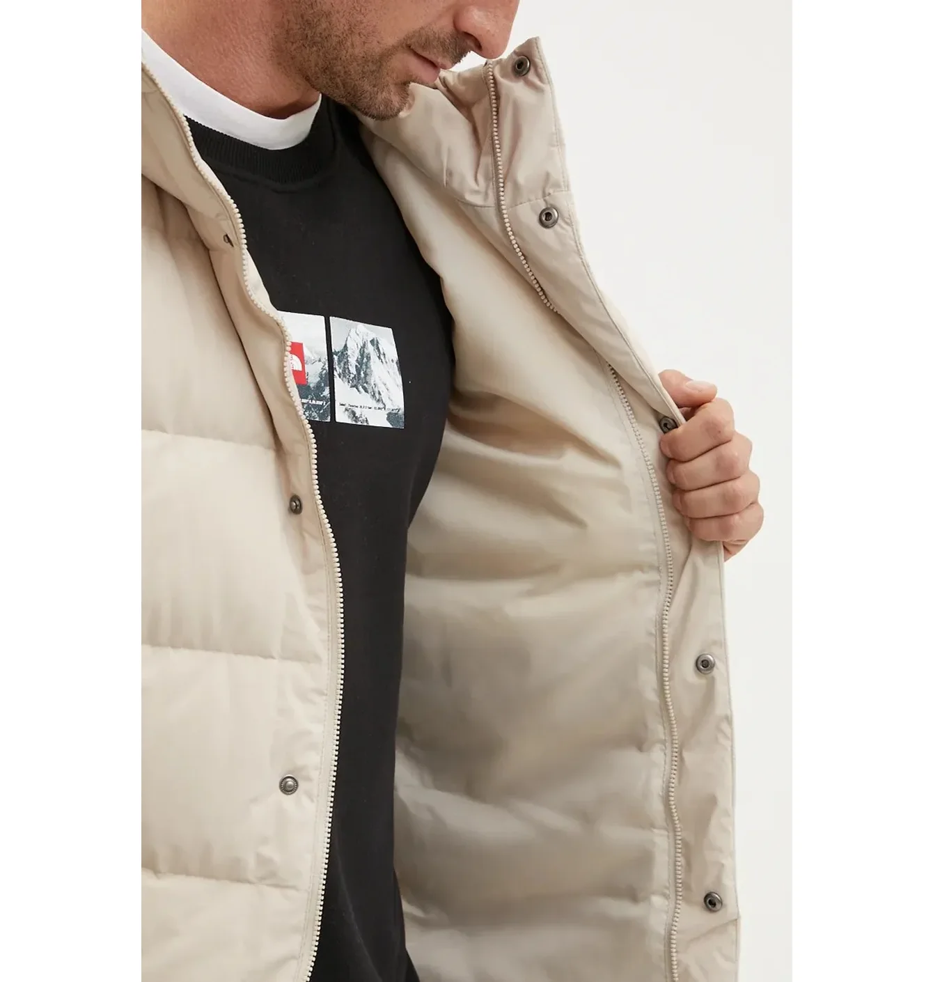 Жилетка чоловіча Adidas Helionic Beige IX8857