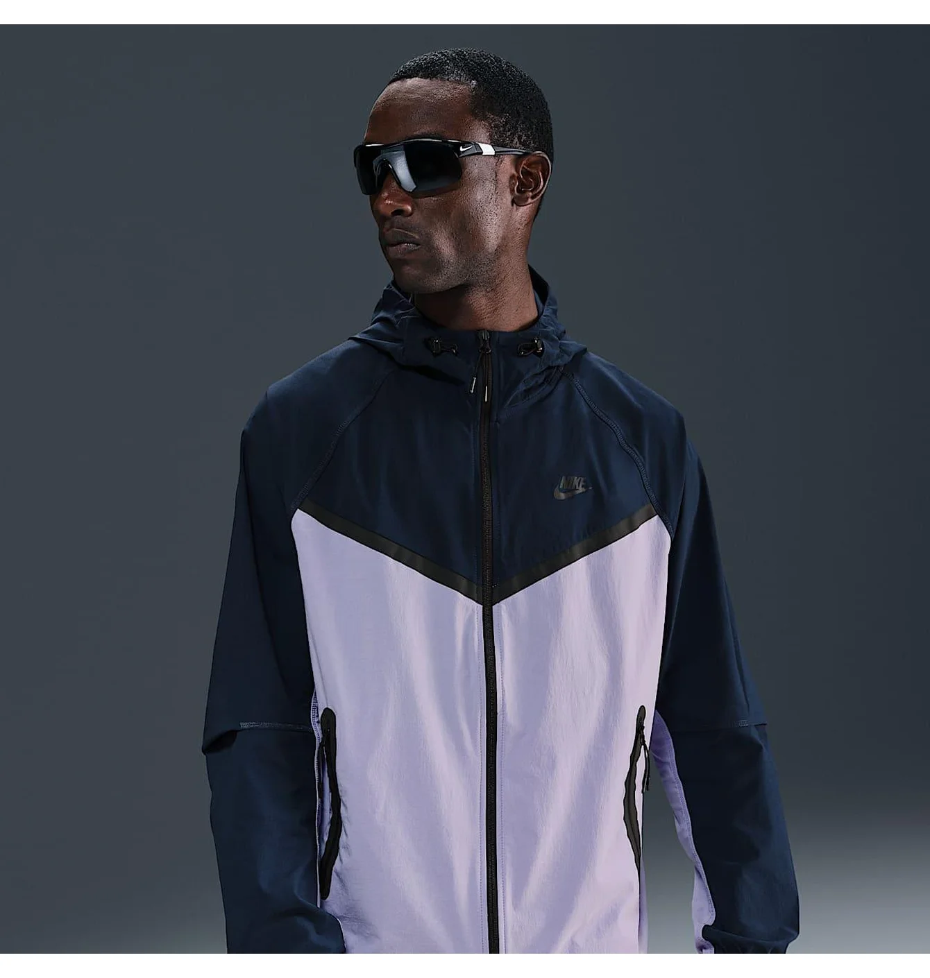 Вітровка чоловіча Nike Sw Tech Blue/Violet HM7151-515