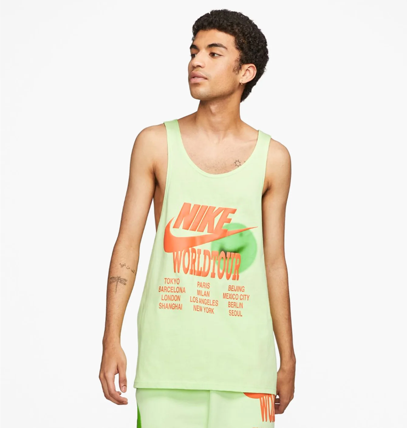 Майка чоловіча Nike M Nsw Tank World Tour Green Da0935-383