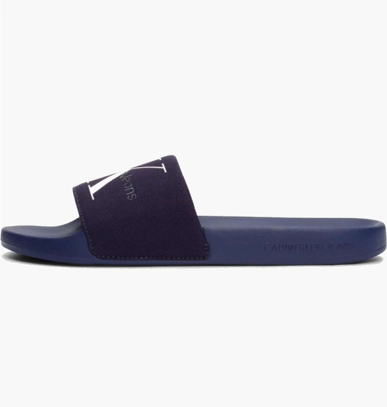 Тапочки чоловічі Calvin Klein Slide Monogram Co Blue CKM306