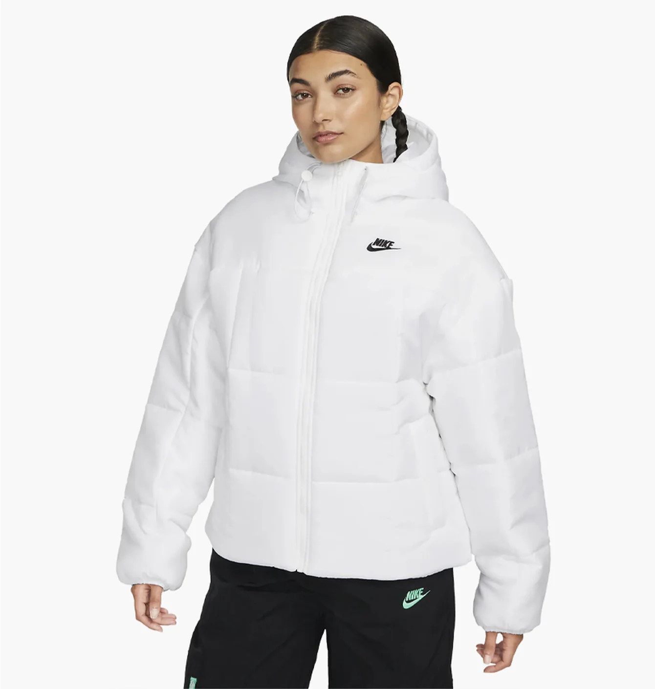 Пуховик жіночий Nike Nsw Esstl Thrmr Clsc Puffer White FB7672-100