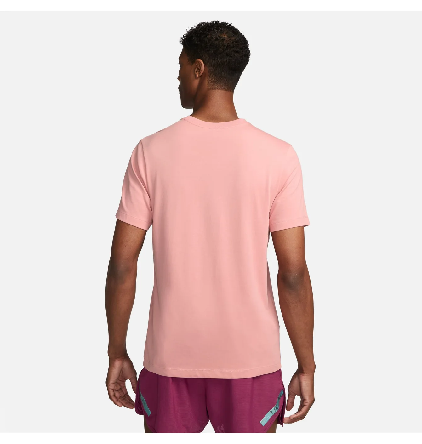 Футболка чоловіча Nike Dri-Fit Run Division Pink FJ2356-618