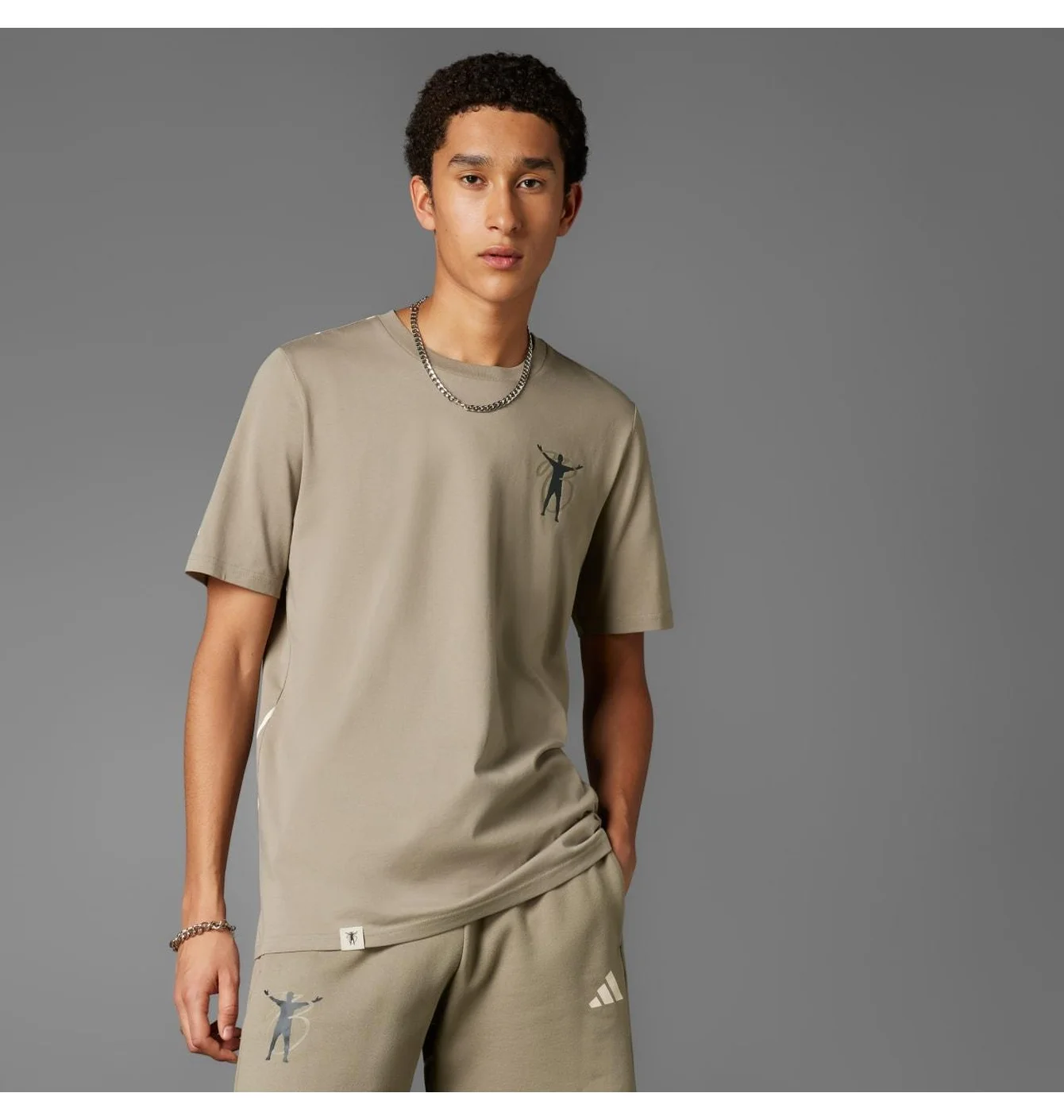 Футболка чоловіча Adidas Bellingham Beige JY1876