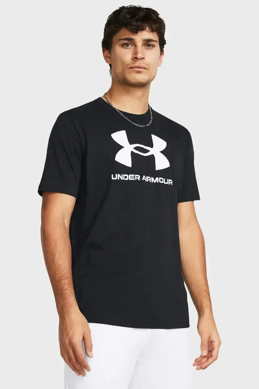 Футболка чоловіча Under Armour Ua Sportstyle Logo Update Ss (1382911-001)
