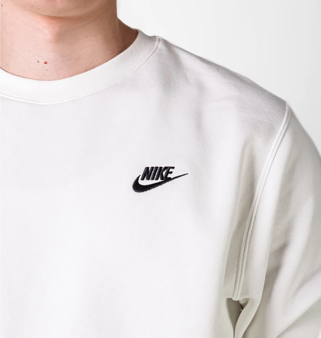 Світшот чоловічий Nike M NSW CLUB CRW BB White BV2662-100