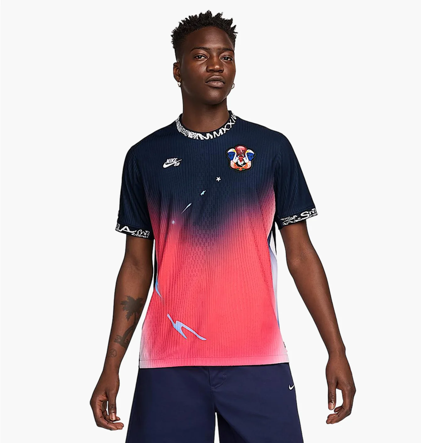 Футболка чоловіча Nike Sb Olympics 2024 Blue/Pink FZ4066-451