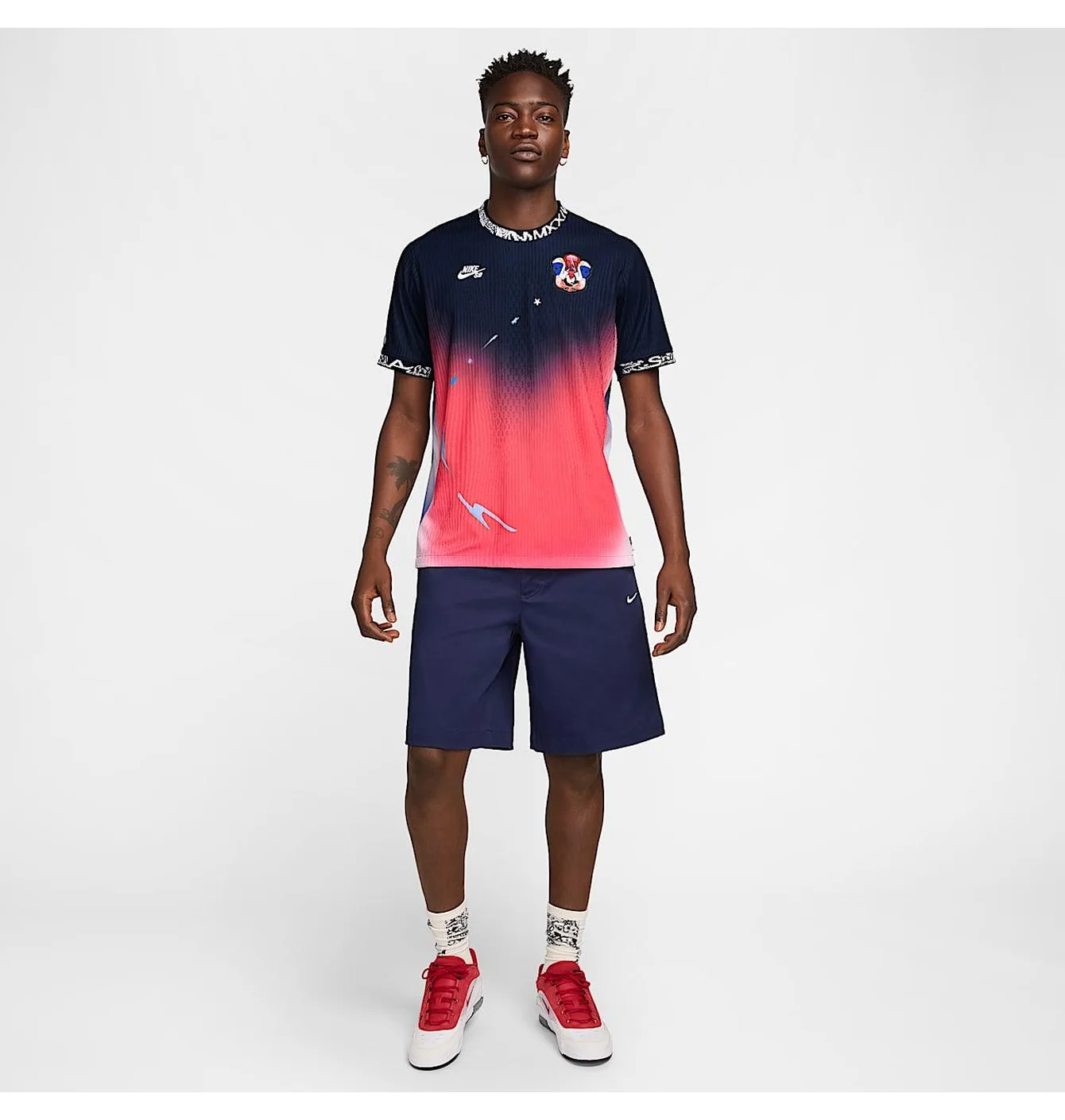 Футболка чоловіча Nike Sb Olympics 2024 Blue/Pink FZ4066-451