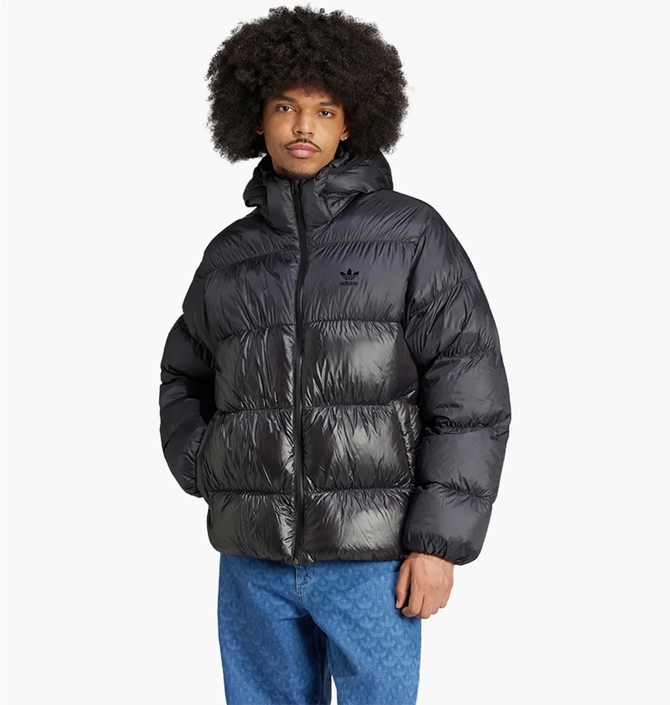 Пуховик чоловічий Adidas Adicolor Down Regen Jacket Black IW3454